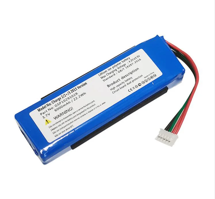 Replacement Battery for Jbl Charge2/2+/3 2015 Version Gsp1029102r Bluetooth Speaker Battery