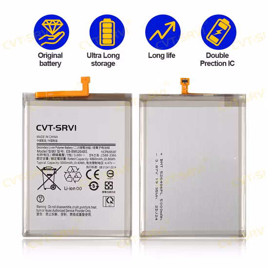 真新しいオリジナル携帯電話バッテリー Samsung iPhone Huawei Xiaomi Oppo 用